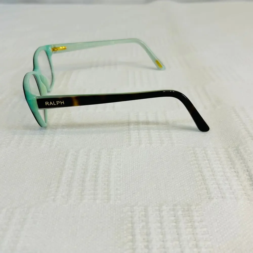 Ralph Lauren RA 7020 601 Eyeglasses Frame 52-16-135 Tortoise/Light Blue & Case